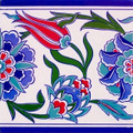 Tulip Design 20x20cm Border Tile