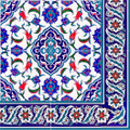 Tulip Dash  with Iznik Floral Design Border Tile