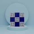  Cobalt prineted Blue Tiles