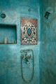 Bathroom, Spain Iznik Art Ceramic tile wall mural
