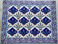 Ceramic wall tile mural featuring Classic Ottoman Designs Border