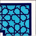 Geometric Patterns Corner Tile
