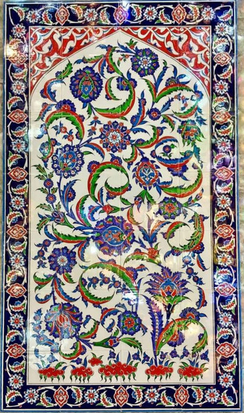 80x140cm Blossom of Wonder Iznik Art 