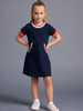 Girls Denim Varsity Dress
