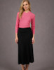 Ladies Cotton 3/4 Sleeve V-Neck