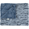 Forest Fox Winter Sky/Luxe Willow Jean Blanket
