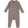 Baby Printed Footie Mocha Baby Printed Footie Mocha