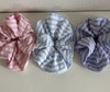  Periwinkle Stripes Cotton Scrunchie