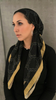Dark Luxe Geo Tichel (Pre-Tied, Semi Pre-Tied, Triangle, Square)