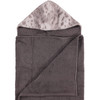 Gray / Siberian Leopard Silver Towel