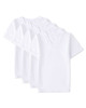 Boys V-Neck Short Sleeve 4 PR Pack Undershirts