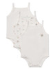 Girls Ditsy Floral Bodysuits 3 Pack