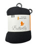 Butterfly Ribbed Cotton Knit Infant Suspender Tights