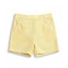 Yellow Cotton Shorts