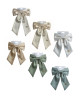 Satin Adorned Bow Hair Clip 