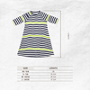 Across The Waves Striped Swim Dress