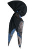Blue Butterfly Tichel
