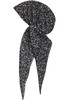 Black Garden Floral Tichel