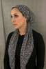 Black Garden Floral Tichel