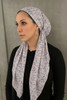Gray Garden Floral Tichel
