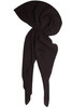 Plain Dark Brown Tichel