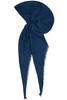 Blue Plain Weave Tichel
