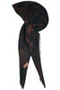 Tie Dye Rust Orange Tichel