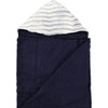 Navy / Luxe Zigzag White/Navy  Towel