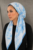 Aqua Whisper Tichel