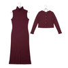 Turtleneck Maxi Dress/Cardigan Outfit (Sold Separately)
