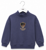 Plaid Emblem Sweat Basic