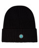 Teddy Crest Cuffed Beanie