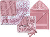Delore Baby Luxe Cuddle Savanna Woodrose/Glacier Rosewood Set