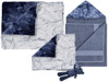 Delore Baby Luxe Tie Dye Navy / Luxe Crackle Navy Set