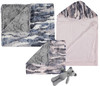 Delore Baby Luxe Snowy Sierra Blue Mix/Heather Luxe Gray Set