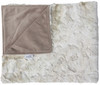Tie Dye Luxe Cream / Solid Taupe Blanket