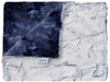 Tie Dye Luxe Navy / Luxe Crackle Navy Blanket