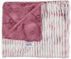Luxe Wildrose / Luxe Cuddle Zigzag Rosewine Blanket