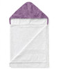 White / Luxe Purple Towel