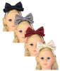 Dazzle Crushed Stand Up Bow Baby Girls Headband - 623b