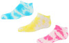 Memoi Girls Tie Dye Low Cut Socks 3 Pack - MKC-2001