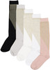 BlinQ Girls Glitter Bias Knee Socks - 315