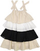 Mini Donna Girls Tiered Ruffle Dress - 1027