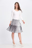 BGDK Ladies Zig Zag Pleated Skirt