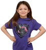 Chalk of the Town Girls Heart Short Sleeve Reusable Chalkboard T-Shirt Kit