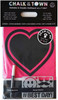 Chalk of the Town Girls Heart Long Sleeve Reusable Chalkboard T-Shirt Kit