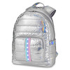 Top Trenz Pastel Stripe with White Star Puffer Backpack - BP-PUF4-PASTEL STRIPE WHITE STAR