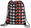 Top Trenz Sport Print Drawstring Sling Backpack - SPORT1-SL