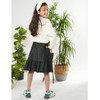 BGDK Girls Denim Ruffle Skirt