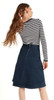 BGDK Women's Soft Denim Stretch Skirt